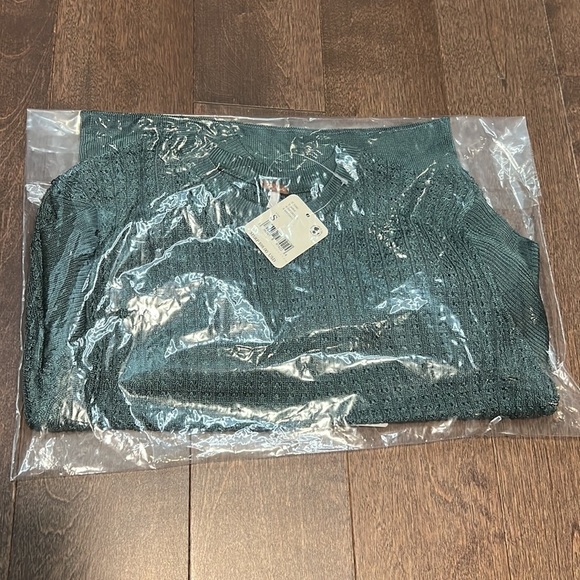 Free People H20 Crew Pullover In Jaded S Small New NWT - Picture 5 of 5